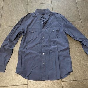 Navy Banana Republic Button Down